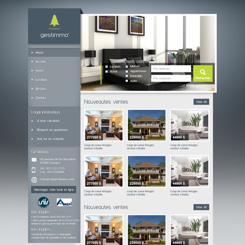 Proposta di design per un contest della categoria Design di sito web realizzata da Bright_Designes