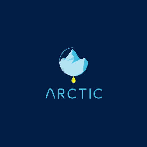 Arctic branded vitamins and fish oil products logo design. Design by lanmins021