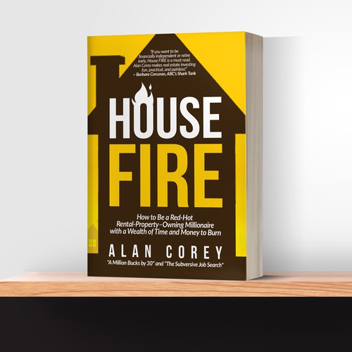 Eye-catching BOOK COVER with REAL ESTATE and EARLY RETIREMENT focus Design by ink.sharia