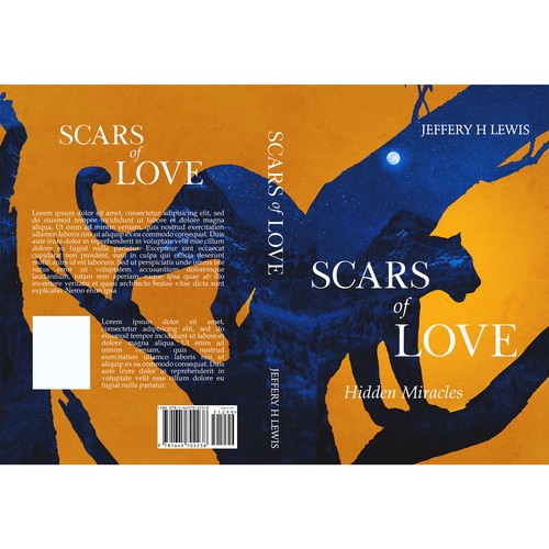 Scars of love book cover Design by Evan.C