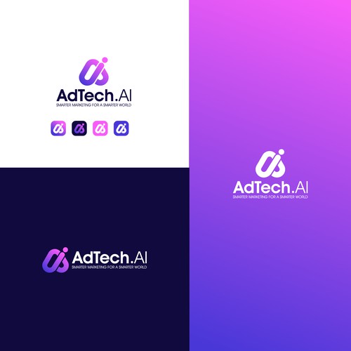 *New* AdTech.AI (or AdTech AI) : Advertising SAAS Company !need an identity! Design by mituuu