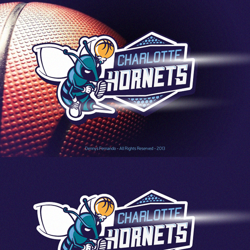 Community Contest: Create a logo for the revamped Charlotte Hornets! Diseño de dennys fernando