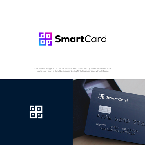 Logo & Branding for New Digital Business Card App Design by Mr.Bug™