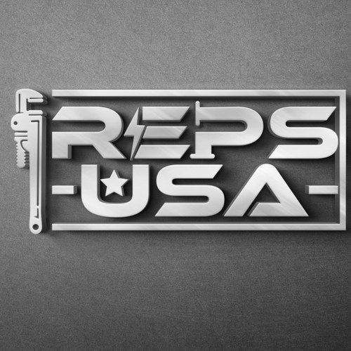 Diseño de Rep's USA Logo de Nana445