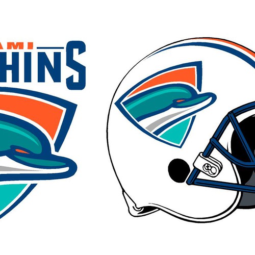 99designs community contest: Help the Miami Dolphins NFL team re-design its logo! Design por fs42158