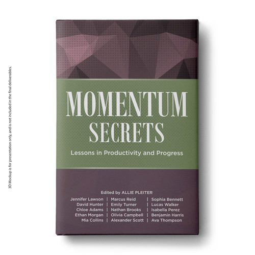 Create a cover for a book about Lessons in Productivity and Progress Design by U.T