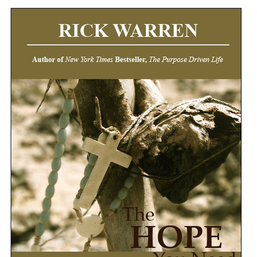 Design Rick Warren's New Book Cover Design réalisé par zorastyrian