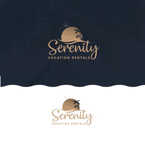 New Vacation home rentals logo for our Airbnb! Design by creativziner