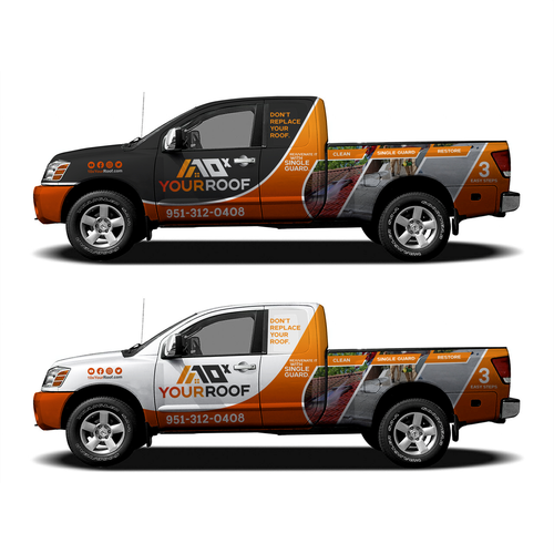 10xYourRoof - truck wrap Design by ATJEH™