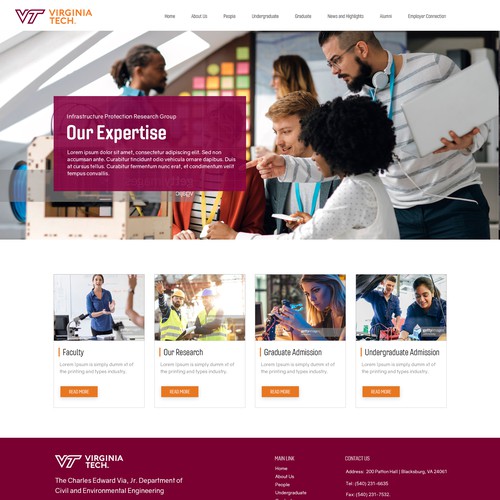 Proposition sur un concours de Design de thème WordPress, réalisée par Design Castle