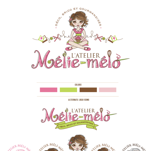 Créer un logo pour L'Atelier Méli-mélo : déco, brico et gourmandises ...