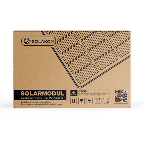 Create a nice Packaging Design for Solar Panels Design by Rajith Shantha