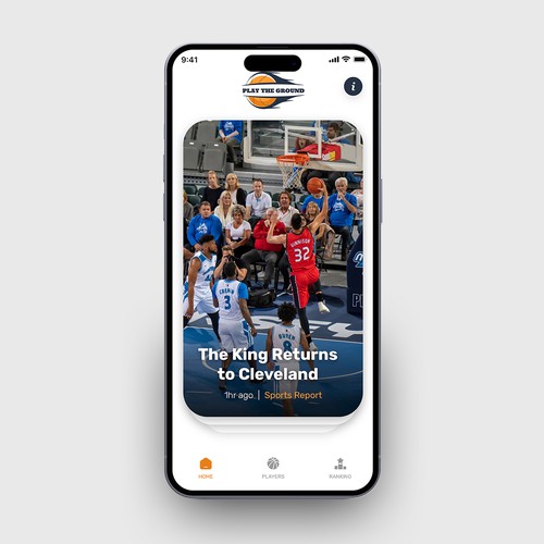 Basketball UI design Design by sandy#ogma