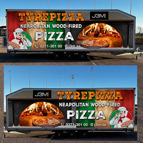 PIZZA trailer - be creative! Design by LY RA