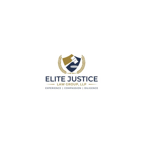 Elite Justice Law Group needs an empowering logo! Design by knight brands™