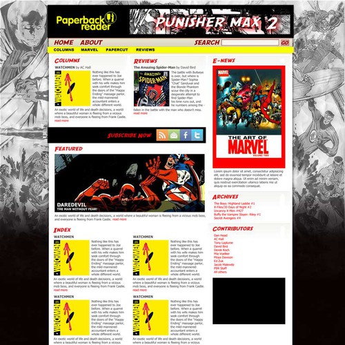 comic book review website