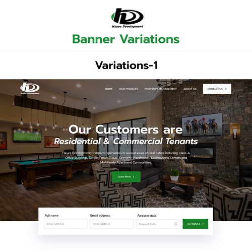 **Upgrade** existing website.  Tons of High Res existing imagery! Design by FuturisticBug