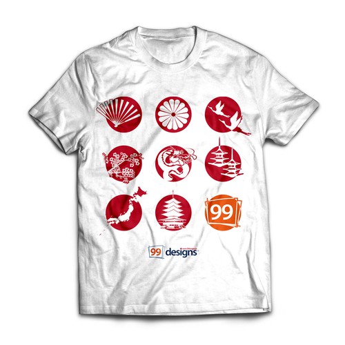 Design WANTED T-shirt design for 99designs JAPAN por Skorchenko_Mariya