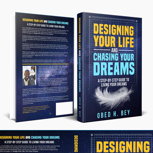 Design a book cover that will turn doubters into dream chasers. Design by Hisna