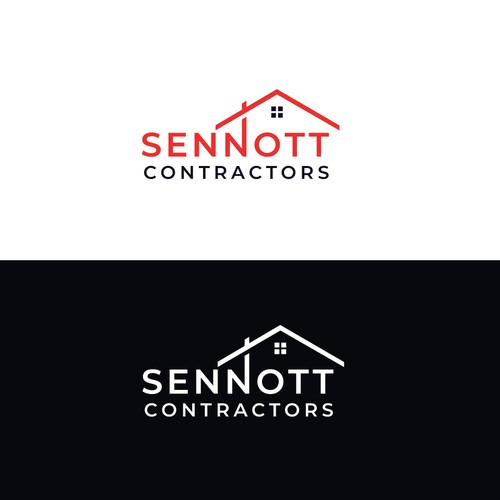 Bold, easy to read logo for construction company specializing in exterior renovations Design by Ashik99d