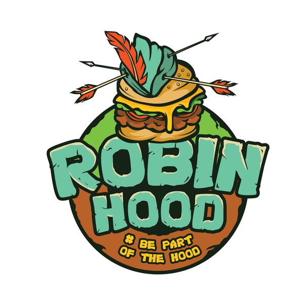 Diseño de san.dewi titulado "robinhood burger"