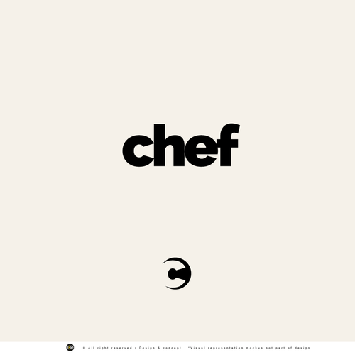 "CHEF": Food & Cooking Social Media Logo Design by RockPort ★ ★ ★ ★ ★
