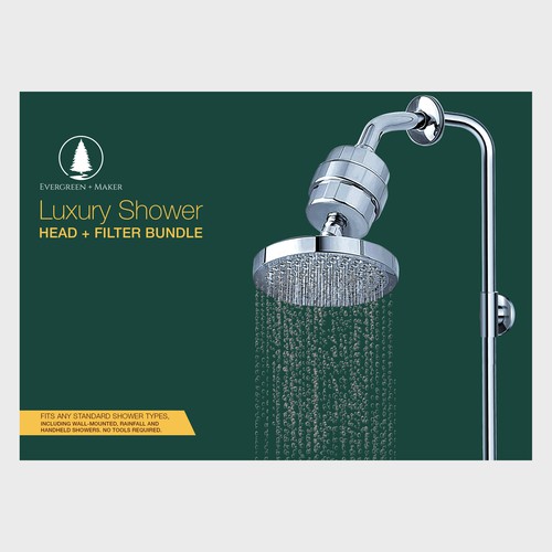 EverGreen + Maker Shower bundle pack box Design by auzidesign