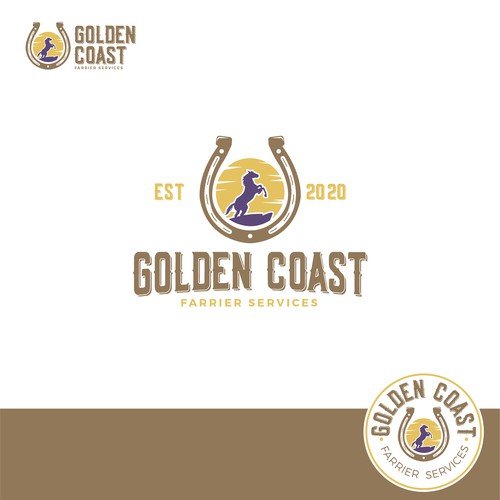 Golden Coast Farrier Services Design by Sava M- S Design