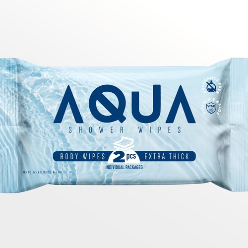 AQUA SHOWER WIPES :D Design by agooshe