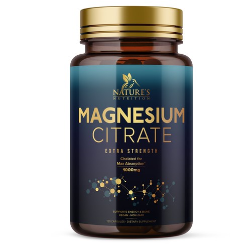 Premium Magnesium Citrate Design needed for Nature's Nutrition Design by UnderTheSea™