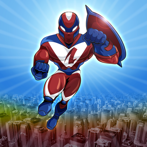 Design an Awesome Superhero Mascot for Insurance Firm Design by fredostyle