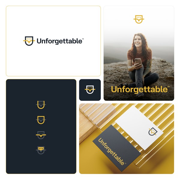 A clever shield book chat buble concept for a memoir app