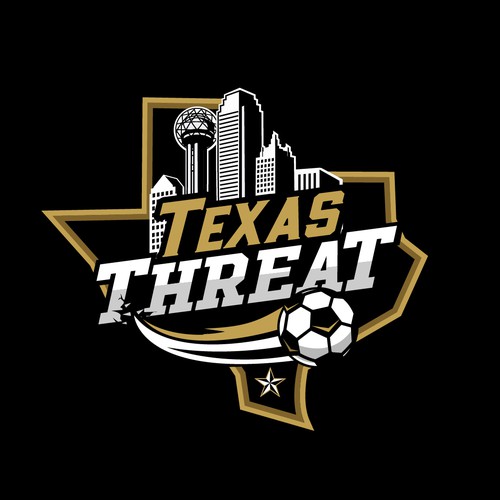 Texas Threat Logo Contest - a Youth Football Team for kids 13-18 years old Design by playflowstudio