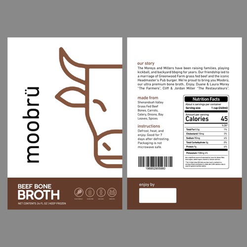 Bone Broth Package Design by sougatacreative