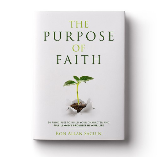 Cover for the book of the decade on faith and purpose Design by Annia.