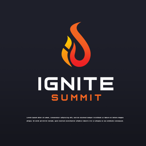 Ignite Logo contest Design by Dzynz