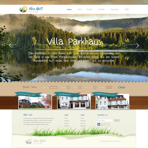 Web page design contest entry by Nikolay*