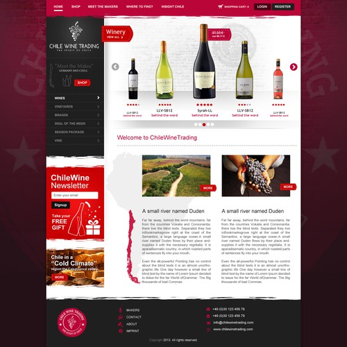 Web page design contest entry by avijitdutta