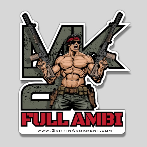 Rambo-Style Sticker Design by OmBesi