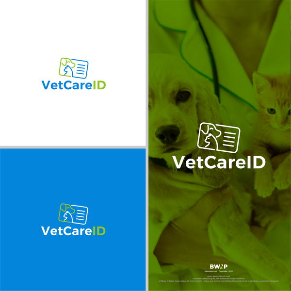 Design realizzato da B W N P ™ intitolato "VetCareID Logo"