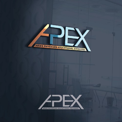 APEX Pharmaceutical speaker bureau logo design Logo design contest