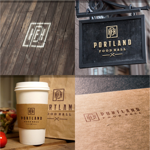 Portland Food Hall Logo & Outdoor Signage Design by artsigma