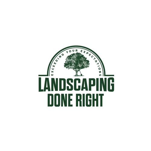 Searching for Clean, Indelible Logo for Landscaping Company Design by Arwen14