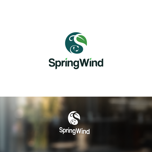 Spring Wind Logo Design by yillenhoolehay