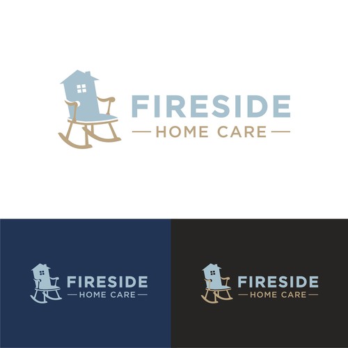 Fireside Home Care Logo Diseño de naya89