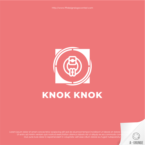 New Social Property Search App Logo NEEDED! Knok Knok Design by Agung eck