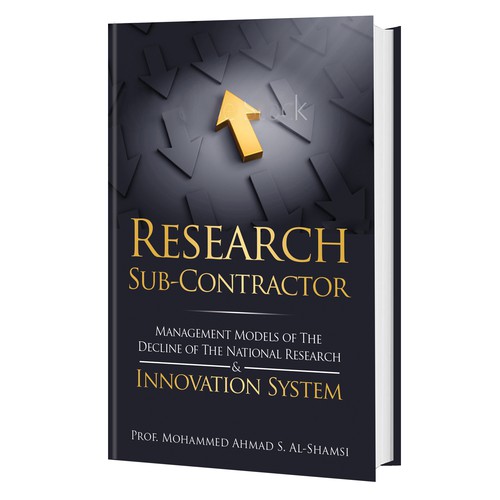 Book Cover Design Suitable for innovation and Research Diseño de Lizaa