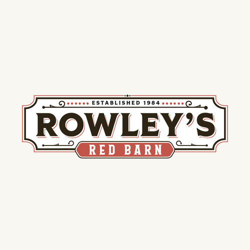 Logo and Brand Guide for Rowley's Red Barn Design by chusnanlutfi