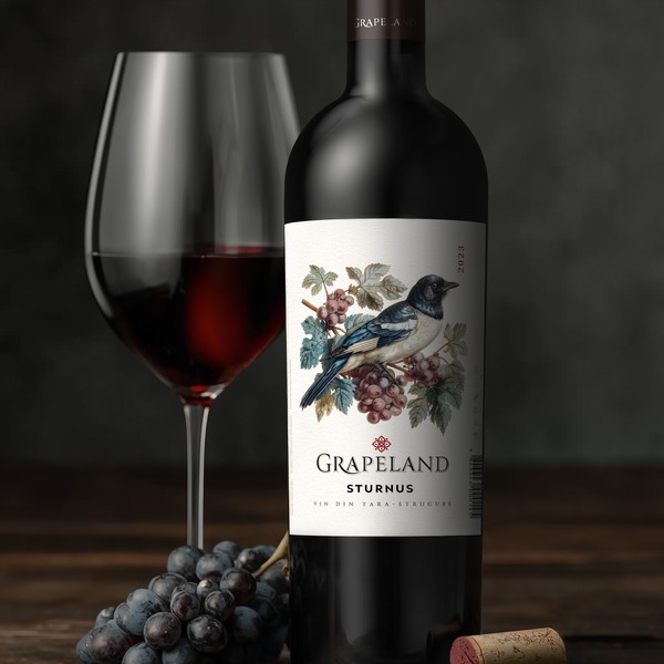 Design by deleted-1889791 titled "Grapeland Wines — Where Nature Shapes the Narrative"