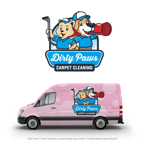 Bright & Playful logo needed for pet focussed carpet cleaning company Design von mob23